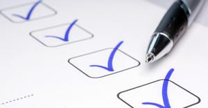 checklist checked off with pen