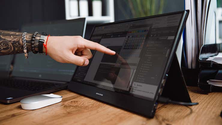 Image for This Desklab Portable Touchscreen Monitor Is 33% Off Right Now